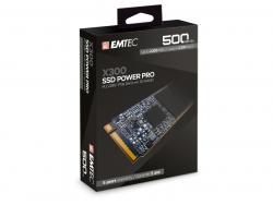 Emtec SSD interne X300 512GB M.2 2280 SATA 3D NAND 2200MB/sec ECSSD512GX300
