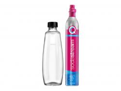 SodaStream accessory kit DUO reserve cylinder 60L QC+1 glass bottle