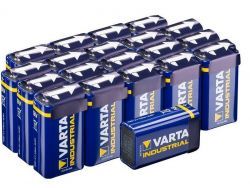Varta Batterie Alkaline E-Block 6LR61 9V Bulk (1 Stück) Industrial