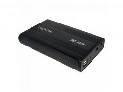 Boitier disque dur Logilink HDD 3,5", S-ATA, USB 2.0, Alu, Noir (UA0082)