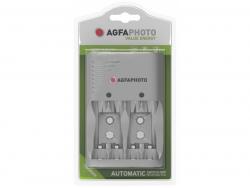AGFAPHOTO Akku Universal Ladegerät - ohne Akkus, für AA/AAA/9V, Retail