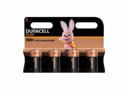 Batterie Duracell Alkaline Plus Extra Life MN1400/LR14 Baby C (4-Pack)