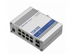 Teltonika-TSW200-Unmanaged-Switch-8x10-100-1000-2xGigabit-SFP