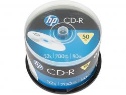 HP-CD-R-80Min-700MB-52x-Cakebox-50-Disc-Silver-Surface-CRE00017