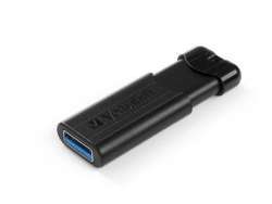 Verbatim  USB-Stick 128GB 3.0 Pin Stripe Black retail 49319
