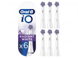 Oral-B iO Radiant White Brush Heads Pack of 6 White 4210201434856