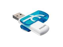 Philips Clé USB 2.0 16Go Vivid Edition bleu - FM16FD05B/10