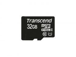 Transcend MicroSD/SDHC Card 32GB UHS1 w/o Adapt. TS32GUSDCU1