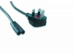 CableXpert UK power cord (C7), 3 A, 6 ft - PC-187-ML7
