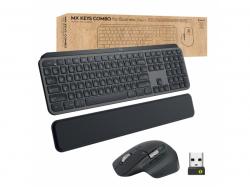 Logitech MX Keys Combo Wireless Keyboard+Mouse QWERTZ Graphite 920-010926
