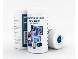 Gembird Alcohol cleaning wipes (100 pcs), micro-fiber - CK-AWW100-01