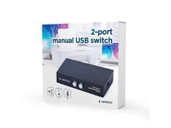 Gembird Commutateur USB manuel à 2 ports - DSU-21