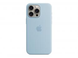 Apple Silikon Case iPhone 15 Pro Max mit MagSafe hellblau MWNR3ZM/A