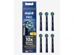 Oral-B ProCrossAction Brush Heads Pack of 6 Black 860229