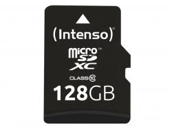 MicroSDXC 128Go Intenso +Adaptateur CL10 - Sous blister