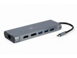 CableXpert USB Typ-C 5-in-1 Kombi-Adapter USB-Hub A-CM-COMBO8-01