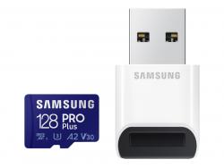 Samsung SD MicroSD Card 128GB SDXC PRO Plus (Class10) Reader MB-MD128KB/WW