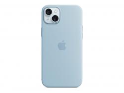 Apple Silikon Case iPhone 15 Plus mit MagSafe Hellblau MWNH3ZM/A