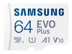 Samsung MicroSDXC 64GB EVO Plus CL10 UHS-I U3 +Adapter MB-MC64KA/EU