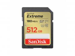 SanDisk Extreme SDXC 512GB 180MB/s UHS-I CL10 U3 SDSDXVV-512G-GNCIN