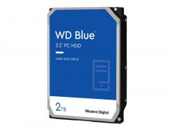 WD Disque dur pour PC Western Digital Blue 3,5 pouces, 2 To, 64 Mo de mémoire cache, modèle WD20E