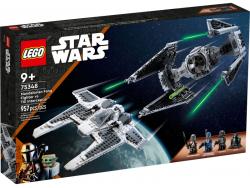 LEGO Star Wars - Le chasseur Fang Mandalorien contre le TIE Interceptor™ (75348)