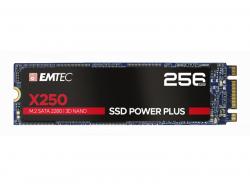 Emtec SSD interne X250 256GB M.2 SATA III 3D NAND 520MB/sec ECSSD256GX250