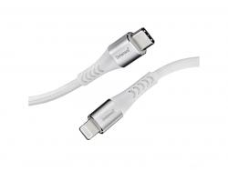 Intenso USB-Kabel C315L 1.5m 60W Nylon Weiß 7902002