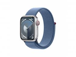 Apple Watch S9 Aluminium 41mm GPS+Cell. Silver Sport Loop Blue MRHX3QF/A