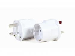 CableXpert AC Power Adapter EU Schuko Socket to UK Plug 13 A A-AC-EUFUKM-01