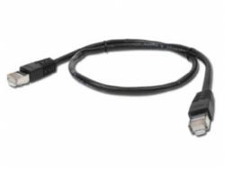 CableXpert Patch Cord Cat.6 UTP 1m - U/UTP (UTP) Black PP6-1M/BK