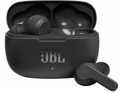 JBL Écouteurs sans fil Wave 200TWS avec micro, en noir.