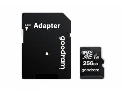 GOODRAM microSDHC 256GB Class 10 UHS-I + adapter M1AA-2560R12