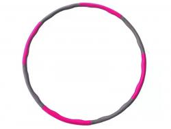 Schaum/Foam Hula Hoop 100cm, 1,5kg (Pink-Grau)