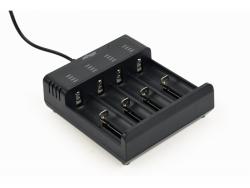 EnerGenie Ni-MH + Li-Ion Fast Battery Charger, black- BC-USB-02