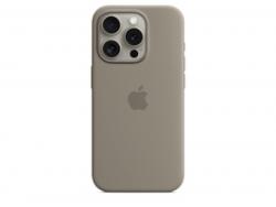 Apple Silikon Case iPhone 15 Pro mit MagSafe Tonbraun MT1E3ZM/A