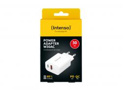 Intenso-Power-Adapter-W30AC-Weiss-1x-USB-A-1x-USB-C-30W-7803012