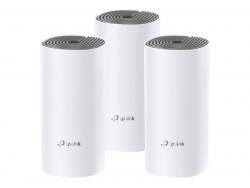 TP-LINK AC1200 Whole Home Mesh Wi-Fi System White/Grey DECO E4(3-Pack)