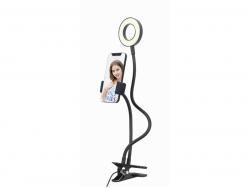 Gembird Selfie-Ringlicht mit Handyhalterung - LED-RING4-PH-01