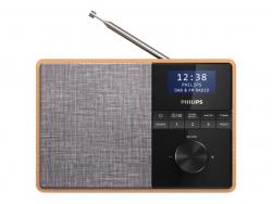 Philips Portable Radio Black/Grey/Wood TAR5505/10
