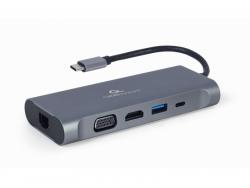 CableXpert USB Typ-C 7-in-1 Multi-Port-Adapter Hub3.0