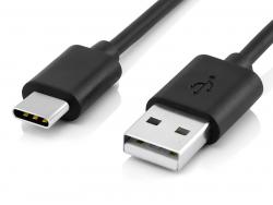 Reekin USB 2.0 Ladekabel USB-C für Nintendo Switch 2 Meter (Schwarz)