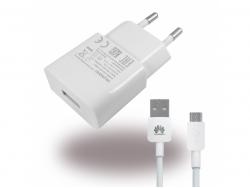 Huawei Ladegerät/Adapter + Micro-USB-Kabel 1000mA Weiss BULK - HW-050100E01