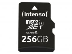Intenso microSD Karte UHS-I Premium - 256 GB - MicroSD - Class 10 - UHS-I - 45 MB/s - Class 1 (U1) 3