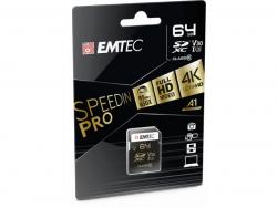 Emtec SDXC 64Go SpeedIN PRO CL10 95MB/s FullHD 4K UltraHD