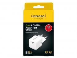 Intenso Power Adapter W30C GaN 1x USB-C 30W White 7803022