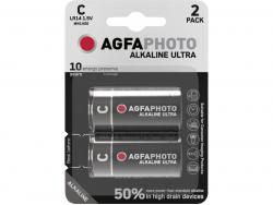 AGFAPHOTO Battery Ultra Alkaline Baby C (2-Pack)