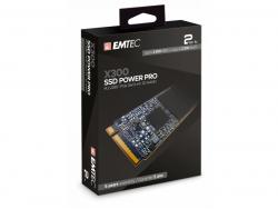 Emtec SSD interne X300 2TB M.2 2280 SATA 3D NAND 3300MB/sec ECSSD2TX300