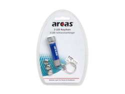 Arcas Aluminium 3 LED-torch light with key chain (4 Colors Mix)