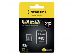 Intenso MicroSDXC UHS-I Performance 512GB 3424493